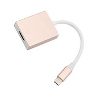 HUANGING Adaptateur USB C vers HDMI 4K avec coque en aluminium avec smartphones, tablettes, ordinateurs portables pour téléviseurs, moniteurs, projection pour gamer