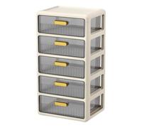 HUANGING Armoire à tiroirs en polypropylène robuste et portable - Accessoire de maison pour organisation de bureau - Élégant pour divers articles de rangement - Organisateurs de bureau d'étudiants