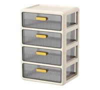 HUANGING Armoire à tiroirs en polypropylène robuste et portable - Accessoire de maison pour organisation de bureau - Élégant pour divers articles de rangement - Organisateurs de bureau d'étudiants