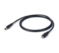 HUANGING Câble d'alimentation de type C mâle vers cordon d'alimentation mâle de 5,5 mm x 2,5 mm pour routeur, haut-parleur LED, petits appareils ménagers