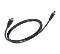 HUANGING Câble d'alimentation de type C mâle vers cordon d'alimentation mâle de 5,5 mm x 2,5 mm pour routeur, haut-parleur LED, petits appareils ménagers