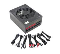 HUANGING Cordon d'alimentation 1250 W Double CPU Alimentation PCIE5.0 Carte d'extension graphique Alimentation PC