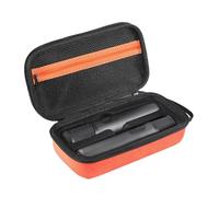 HUANGING Étui de rangement pour microphone sans fil, portable, double microphone, étui de transport résistant aux éclaboussures, coque rigide avec poche, Extérieur, For charging mode