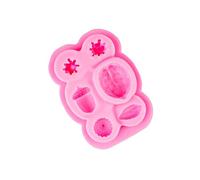 HUANGING Fleurs Silicone Gâteau Noix Pomme de pin Cuisson Résine Epoxy Fondant Chocolat