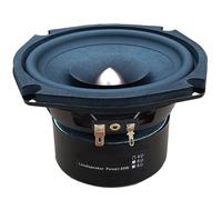 HUANGING Haut-parleur de milieu de gamme 13,2 cm 25 W 4 Ohm pour un son riche et d'une clarté sonore supérieure