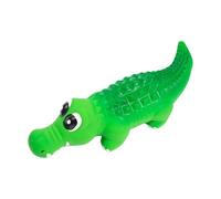 HUANGING Jouet à mâcher pour chien en forme d'alligators avec couineur intégré pour stimuler la curiosité et libérer de l'énergie pour intérieur et extérieur Jouet à mâcher pour chien