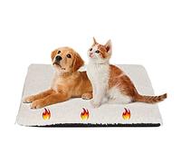 HUANGING Lit pour chien - Coussin thermique chauffant pour petits chiens - Tapis de niche pour chats avec fond - Fournitures pour grands chiens pour sols - Lavable