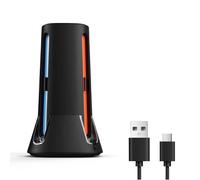 HUANGING Station de charge 4 ports pour contrôleurs Switch2 avec indicateurs LED alimenté par USB Design compact Entrée DC5 V/3 A