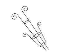 HUANGING Support en métal pour plantes grimpantes - 76 x 27 cm - Treillis extensible - Convient pour le jardinage vertical dans des pots ou des pots de fleurs au sol