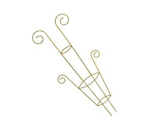 HUANGING Support en métal pour plantes grimpantes - 76 x 27 cm - Treillis extensible - Convient pour le jardinage vertical dans des pots ou des pots de fleurs au sol