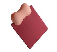 HUANGING Tapis de souris en mousse à mémoire de forme avec repose-poignet en silicone souple pour la maison, le bureau ou les amateurs de jeux vidéo