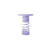 Huangj-0527 Table Basse de Salon Table d'appoint colorée à Ressort, Petit Tabouret Rond, Table Basse de Style Minimaliste, Table d'angle, Mini Table Ronde Meuble de Salon(Purple)