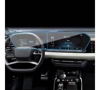 HUANGLDGS Protecteur d'écran pour Audi Q6 Le-Ton 2025 Navigation, Films de Protection d'écran de Navigation, Anti-Rayures HD Transparent, Accessoire Voiture,Split Navigation Film