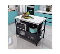 huanglyc-232 Meuble de Cuisine Mobile Étagère de Rangement for îlot Cuisine, Table Coupe légumes, Armoire latérale Salle à Manger, for Bols et Assiettes Mobile