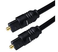 HUANGTAOLI Câble Audio Optique numérique Toslink mâle à mâle 2m, Câble Fibre Optique pour Home Cinéma, Stéréo Sounbar, TV, HQ Audio, Amplificateur