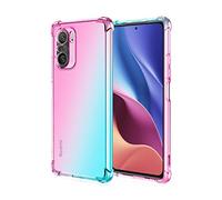 HUANGTAOLI Coque Compatible avec Xiaomi Mi 11i 5G, Dégradé de Couleur Coque Silicone Mince en TPU Souple Antichoc Bumper Housse pour Xiaomi Mi 11i 5G