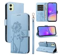 HUANGTAOLI Coque pour Samsung Galaxy A05, Housse à Rabat en Cuir, Béquille et 3 Porte-Carte, Flexible et Pliable, Légère et Antidérapante, Protection à 360 degré et Absorbant de Choc