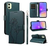 HUANGTAOLI Coque pour Samsung Galaxy A05, Housse à Rabat en Cuir, Béquille et 3 Porte-Carte, Flexible et Pliable, Légère et Antidérapante, Protection à 360 degré et Absorbant de Choc