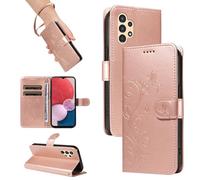 HUANGTAOLI Coque pour Samsung Galaxy A13 4G, Housse à Rabat en Cuir, Béquille et 2 Porte-Carte, Flexible et Pliable, Légère et Antidérapante, Protection à 360 degré et Absorbant de Choc