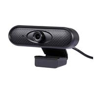 HUANGY Webcam HD 1080p, webcam vidéo USB pour PC avec microphone, webcam en direct, mini caméra - ordinateur avec clip pour réunions et appels vidéo