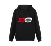 huanhuan Mens Sweatershirt Mens Women Hoody 100% Cotton Auto Moto' Jorge Lorenzo 2" Casual Pullover Hoodies Loose Fit Stretch Women Street Wear Size L