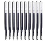 HUANIZI Lot de 10 recharges de stylo gel 424 G2 - Recharges de rechange pour stylo à encre gel - 0,5 mm/0,7 mm - Bleu et noir - Écriture lisse - Bureau scolaire