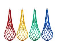 HUANIZI Lot de 4 mangeoires à suspendre avec crochet en métal pour poulet, fruits, poulet, pour animaux domestiques, oiseaux, légumes