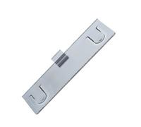 HUANIZI Porte-documents pour ordinateur portable, moniteur de bureau, organiseur de notes, support de documents à clip pour saisie, 7,2 x 24 cm, gris transparent