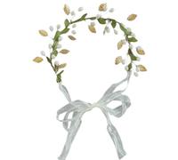 HUANIZI Serre-tête en forme de perle/feuille réglable pour le camping, la photographie, le tempérament, les fêtes de mariage