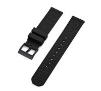 HuanJ Bracelet De Montre En Caoutchouc Fluoré 18 Mm, 20 Mm, 22 Mm, À Dégagement Rapide, For Montres Connectées De Toutes Marques(Black black,20mm)