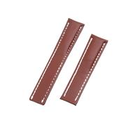 HuanJ Bracelet De Montre En Cuir Véritable Compatible Avec Breitling Super Ocean Avengers Challenger Aviation Timing Black Bird Bamboo Watchband 22 Mm 24 Mm(Coal Black,22MM_SILVER BUCKLE)