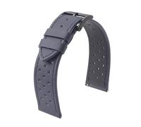 HuanJ Bracelet De Montre En Toile De Voile De Qualité Supérieure 18 Mm, 19 Mm, 20 Mm, 22 Mm, For Montre De Sport, Perforé, Respirant, À Dégagement Rapide, For Rallye(Navy blue 2,22mm)