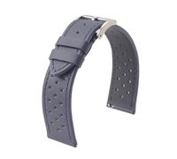 HuanJ Bracelet De Montre En Toile De Voile De Qualité Supérieure 18 Mm, 19 Mm, 20 Mm, 22 Mm, For Montre De Sport, Perforé, Respirant, À Dégagement Rapide, For Rallye(Navy blue 1,22mm)