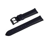 HuanJ Bracelet De Montre En Toile De Voile Double Face 20 Mm 22 Mm À Dégagement Rapide, Bracelet En Cuir Étanche, Bracelets Intelligents(Black-Black Buckle,22mm)