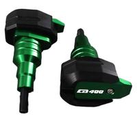 Huanjp Accessoires de moto Protection contre les chutes Cadre Curseur Carénage Garde Crash Pad Protecteur Moteur Compatible avec CB400 CB 400