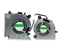 HUANMEFANG Ventilateur de refroidissement fin pour ordinateur portable MSI GE66 GF66 GL66 GF76 GP66 GL76 GF65 GF75 GF63 MS-1581 MS-1583 MS-1541 MS-16R1 P/N PABD08008SH N413 PAAD. 06015 SL N460