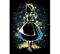 HUANNY DIY Broderie Diamant Alice Wonderland Diamond Painting Kits, 5D Full Drill Cross Stitch Embroidery kit for Beginners