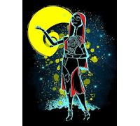 HUANNY DIY Broderie Diamant Jack and Sally Diamond Painting Kits, 5D Full Drill Cross Stitch Embroidery kit for Beginners