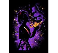 HUANNY DIY Diamond Art Aladdin Diamond Painting Magic Lamp, 5D Full Drill Cross Stitch Embroidery kit, Funny