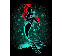 HUANNY DIY Diamond Painting Princess Ariel Broderie Diamant Little Mermaid, 5D Full Drill Cross Stitch Embroidery kit for Beginners