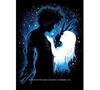 HUANNY Kit de Peinture Diamant Edward aux Mains de Ciseaux Diamant Art Pleine Perce Toile Art Artisanat Bien Décor