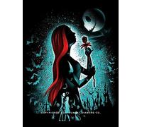 HUANNY Kit de peinture diamant Jack et Sally Diamond Art Full Drill Cnavas Art Craft Well Decor