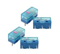 HUANO Lot de 4 micro-interrupteurs momentanés Rose Rouge Jaune Bleu Vert