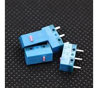 HUANO Souris Micro Switch Blue Shell Powder Point 80 millions de fois souris d'ordinateur 3 broches bouton interrupteur