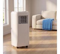 HUANQIN Climatiseur Mobile 12000 BTU, Air Conditionneur Portable sans Installation, Télécommande Numérique, Mode Nuit, 3 Vitesses de Ventilation, Kit d'Évacuation Fenêt, Style 3, 7000 BTU