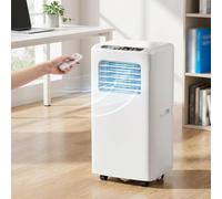 HUANQIN Climatiseur Mobile 12000 BTU Monobloc Portable, Ventilation avec Télécommande Numérique, Mode Nuit, 3 Vitesses de Ventilateur, Kit d'Installation pour Fenêtre p, Style 5, 5000 BTU