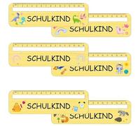 HUANR 6 Pièces regle de Lecture, règles de Lecture pour Enfants Échelle de 15 cm, regle dyslexique en Bois, 6 modèles regles de lectures pour dyslexie, pour Peindre, Apprendre ou comme Cadeau