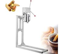 HuanSebesity Machine à Churros Commerciale Haute Efficacité 7l,Machine à Churros Et Beignets Espagnols,Design Vertical Manuel,Idéale pour Les Pâtisseries,Magasins Desserts 5L