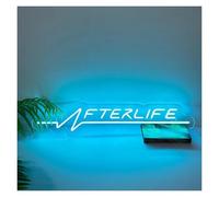 HUANTY d'Ambiance Apaisante Lampe Enseigne Au Néon Afterlife pour Décoration Murale, Idéale pour Les Fans De Cyberpunk, Lampes Décoratives pour Salle De Jeux, 50cm(Une)