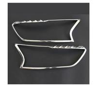 HUANTY Feu de brouillard Couvercle De Phare ABS Pour Ranger Wildtrak T7 T8 2016 2017 2018 2019 2020 2021 2022, Accessoires De Capot De Lampe Frontale(Chrome)